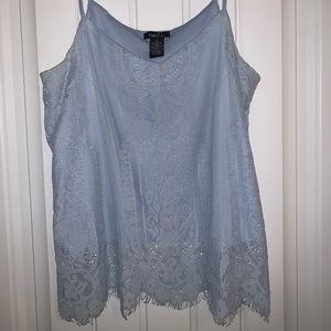 Lace tank top